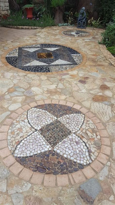 Pebble Mosaics Sp Botha Pinterestdesigner Gardens