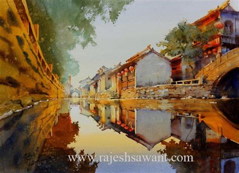 Rajesh Sawant Kai Fine Art Canvas Art Projects Watercolor