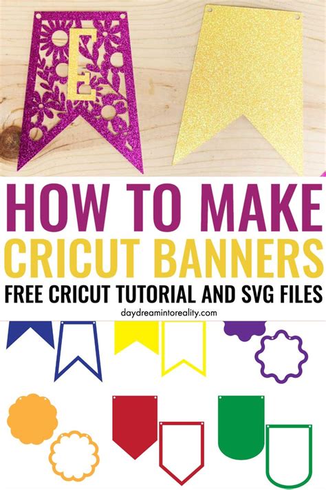 Make Stunning Banners With Your Cricut Free SVG Templates Cricut