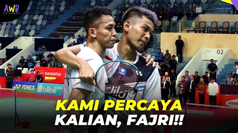 FAJRI Bukan Kaleng Kaleng Cuplikan Seru Fajar Rian VS Lu Yang Di Korea