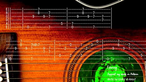 Celtic Medieval Music Fantasy Full Acoustic Guitar Tab By Ebunny Fingerstyle How To Play