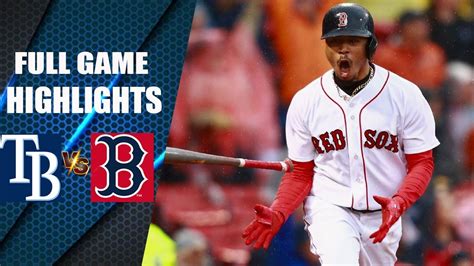 Tampa Bay Rays Vs Boston Red Sox Full Game Hightlight Mlb May