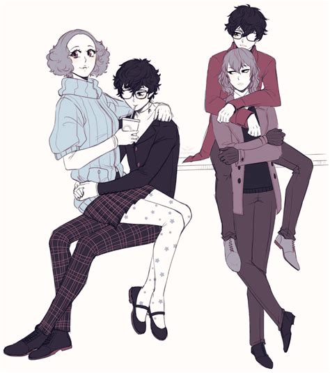 Makoto Niijima Niijima Makoto Okumura Haru Haru Okumura Kurusu Akira Amamiya Ren