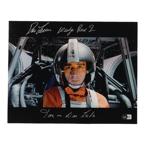 Denis Lawson Signed Star Wars 11x14 Photo With Multiple Inscriptions