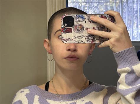 Would these earrings look weird with my bald head? : r/trichotillomania