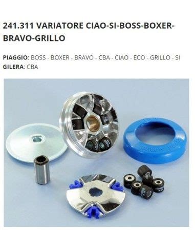 Polini Variator Piaggio Boss Boxer Bravo Ciao Grillo Si Gilera Cba