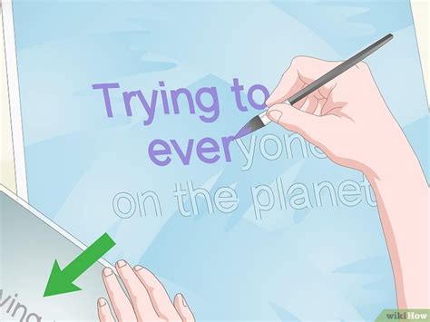 Formas De Pintar Frases C Lebres Sobre Lienzo Wikihow