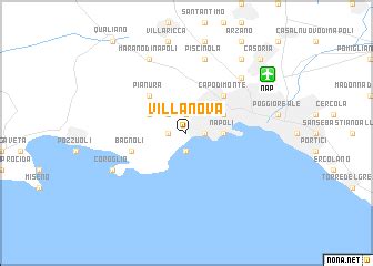 Villanova (Italy) map - nona.net