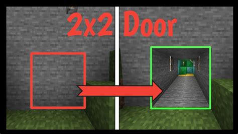 How To Build Jeb Door X Piston Door In Minecraft Bedrock Mcpe Java