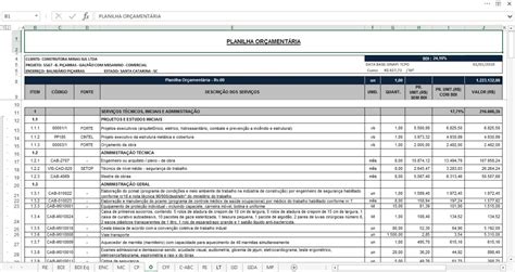 Planilha De Or Amento De Obra Parcelamento Sem Juros