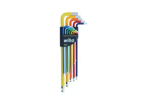 Wiha Piece Ball End Color Coded Hex L Key Set Inch