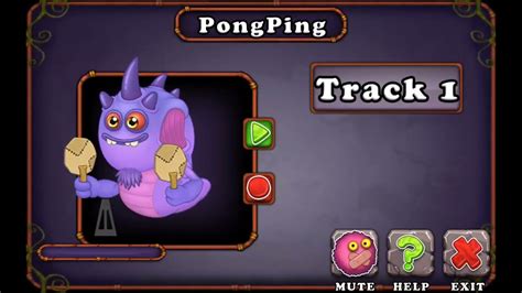 Pongping Sound Track On Amber Island My Singing Monsters Youtube