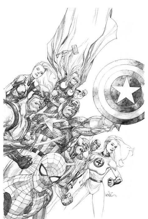 Secret Invasion Variant Pencil By Leinilyu On Deviantart Marvel Art