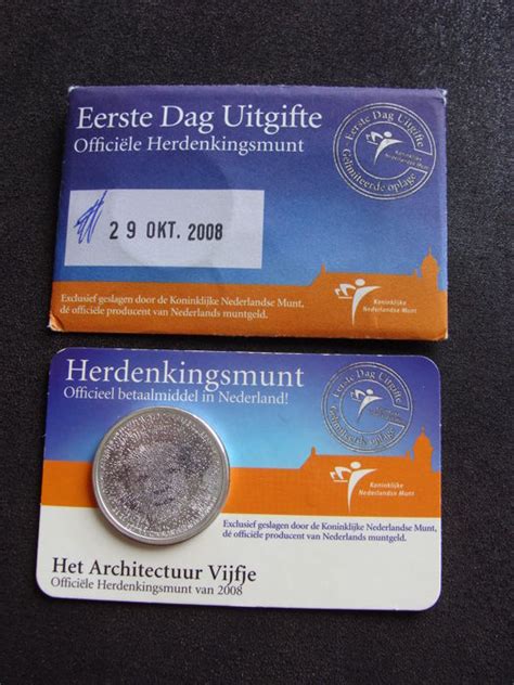 Nederland 5 Euro 2008 Architectuur 1e Dag Uitgifte Catawiki