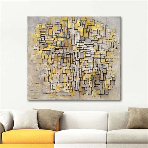 Piet Mondrian Tableau No 2 Composition No VII Art Print CANVASTAR