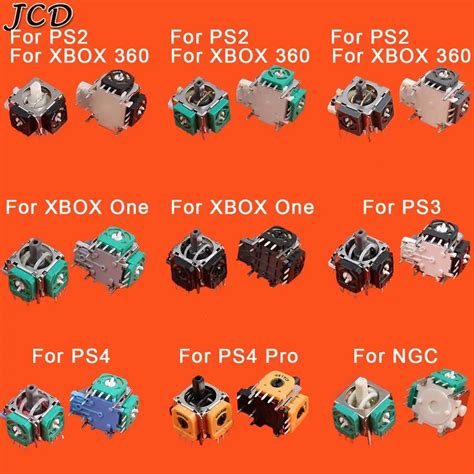 Jcd Para Sony Ps2 Ps3 Ps4 Pro Ngg Controlador Rocker Joystick Eixo