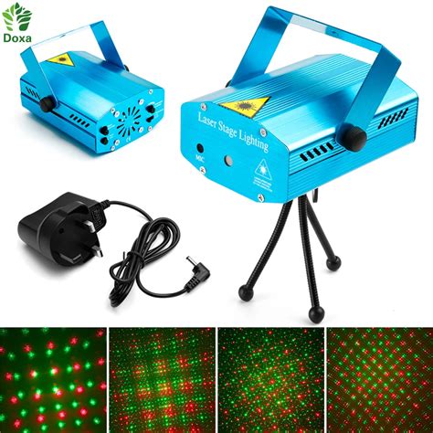 Doxa Pc Led Laser Projector Dj Voice Activated Xmas Party Club Lamp