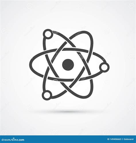 Atom Molecular Background Vector Illustration Cartoondealer