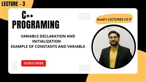 Lecture 03 Variable Declaration And Initialization In C Example Of