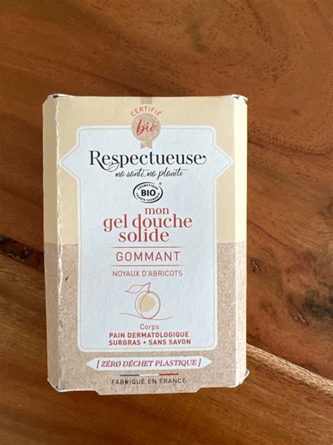 Respectueuse Mon Gel Douche Solide Gommant Bio 75 G INCI Beauty