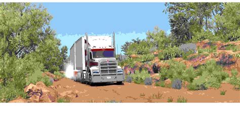 ATS Australian Outback Map V3 0b Live Stream Kenworth T609 RHD