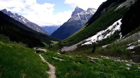 Glacier Park Balu Pass Snow And The Valley Youtube