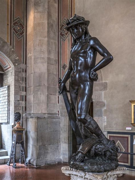 Le David de Donatello au Musée du Bargello à Florence