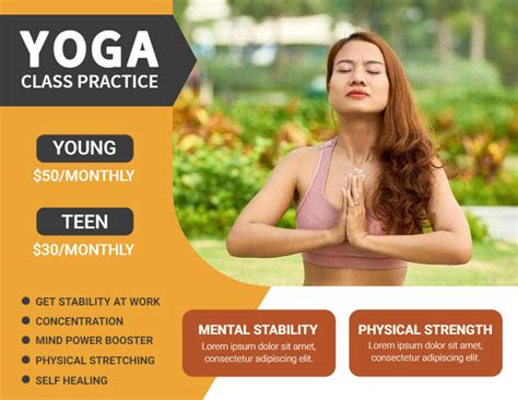 Yoga Brochure Templates