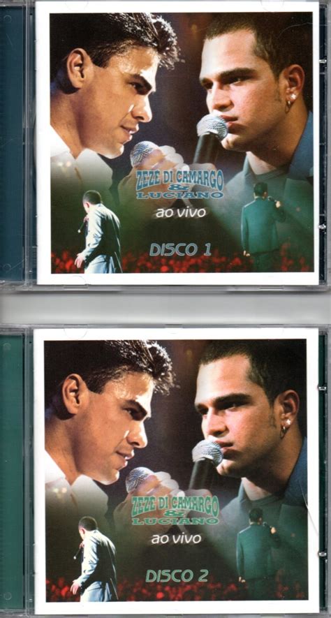 Cd Zezé Di Camargo E Luciano Ao Vivo Discos 1 E 2 MercadoLivre