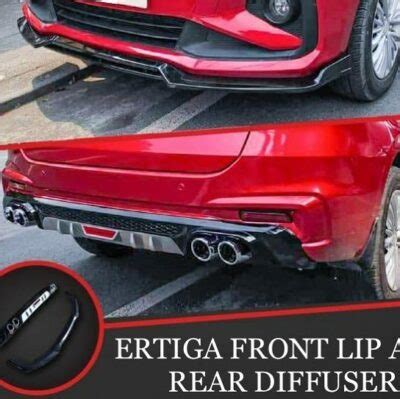 Front And Rear Bumper Diffuser For Maruti Suzuki Ertiga Model