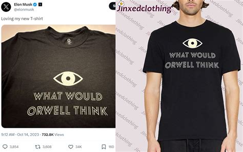 Official Elon Musk What Would Orwell Think Shirt Sweatshirt