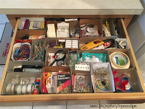 Awesome Ways To Recycle Cereal Boxes Life Creatively Organized Junk Drawer Organizing Diy