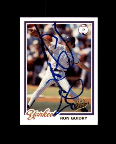 Ron Guidry Signed Topps All Time Fan Favorites New York Yankees