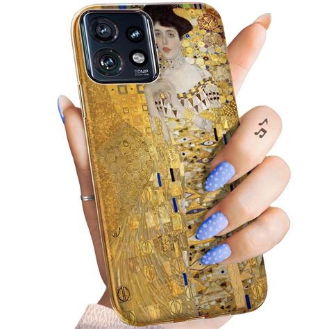 Etui Do Motorola Edge 40 Pro Wzory Klimt Gustav Pocałunek Obudowa