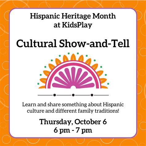 Cultural Show-and-Tell - KidsPlay