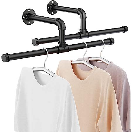 Amazon Oropy Industrial Pipe Clothes Rack Set Of Heavy