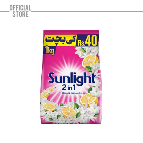 Sunlight In Washing Powder Pink Kg Clean Jasmine Fresh Daraz Pk