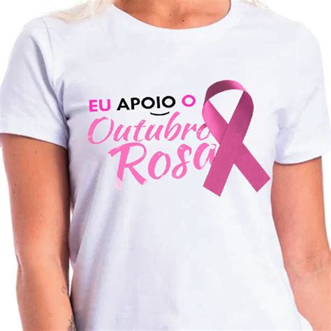 1 Camiseta Outubro Rosa Novembro Azul Esperança Infinita Elo7