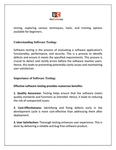 PPT A Beginner S Guide To Software Testing Techniques Tools And