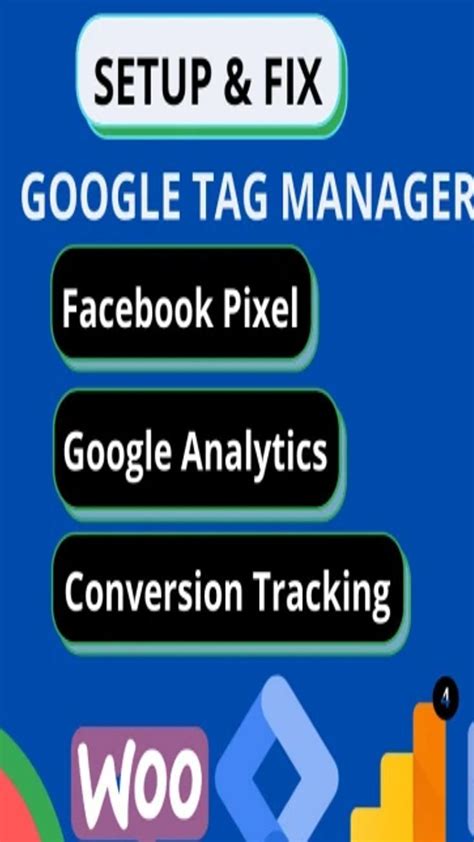 Setup Facebook Pixel Google Analytics 4 Ga4 Tag Manager Ecommerce