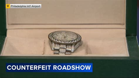 Counterfeit Items On Display At Philadelphia International Airport Warn Consumers Of Dangers