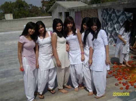 Indian Beauties Desi Girls Playing Holi