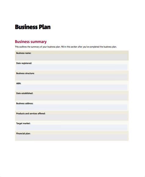 Free 7 Sample Business Action Plan Templates In Pdf Ms Word