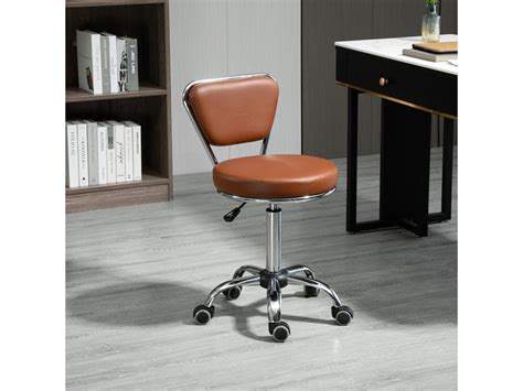 HOMCOM Tabouret De Massage Vintage Tabouret De Travail Pivotant 360