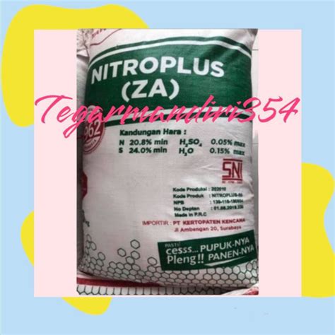 Jual Pupuk Za Tawon 50kg Pupuk Za Nitroplus 50kg Shopee Indonesia