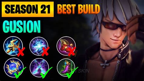 GUSION ITEM BUILD GUIDE FOR NEW SEASON GUSION BUILD EMBLEM GUSION