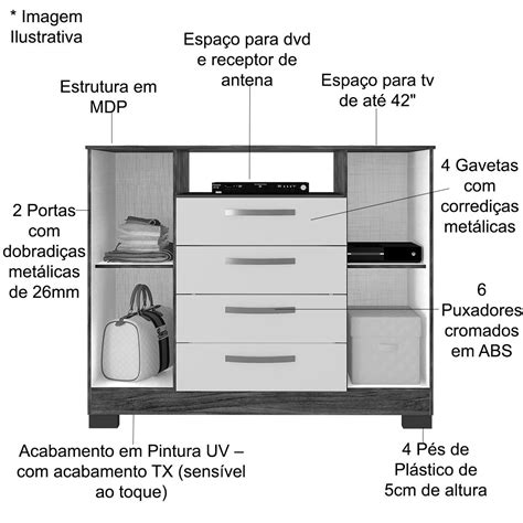 C Moda Sapateira Rack Para Quarto Portas Gavetas Madri Carvalho