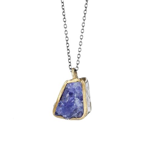 Tanzanite Single Pendant | Handmade Gemstone Jewelry | UncommonGoods