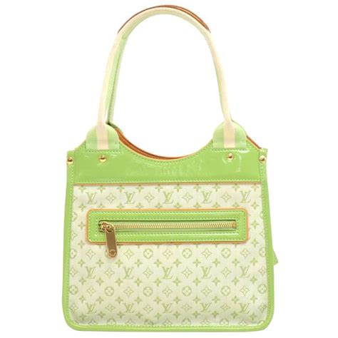 Louis Vuitton Green Monogram Mini Lin Sac Kathleen Bag Louis Vuitton