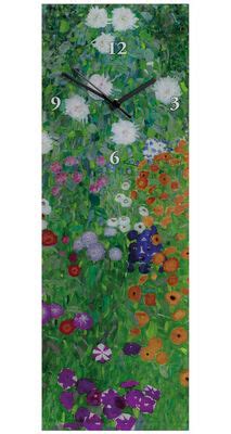 Buy Wall Clock Farmer S Garden By Gustav Klimt Ars Mundi